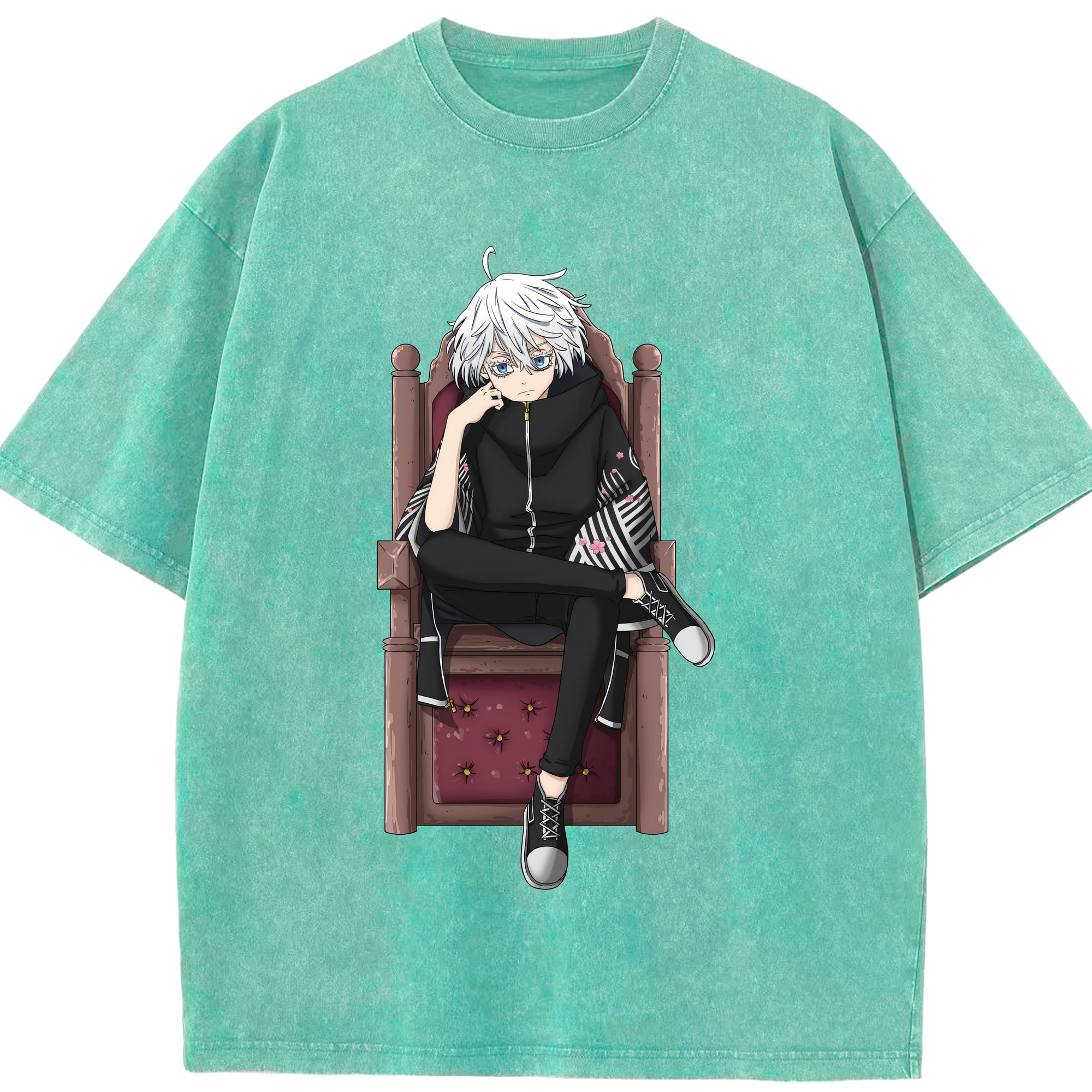 （画像用） 東京リベンジャーズ Tokyo Revengers 綿100% ヴィンテージ風 半袖Tシャツ（フロントプリント）